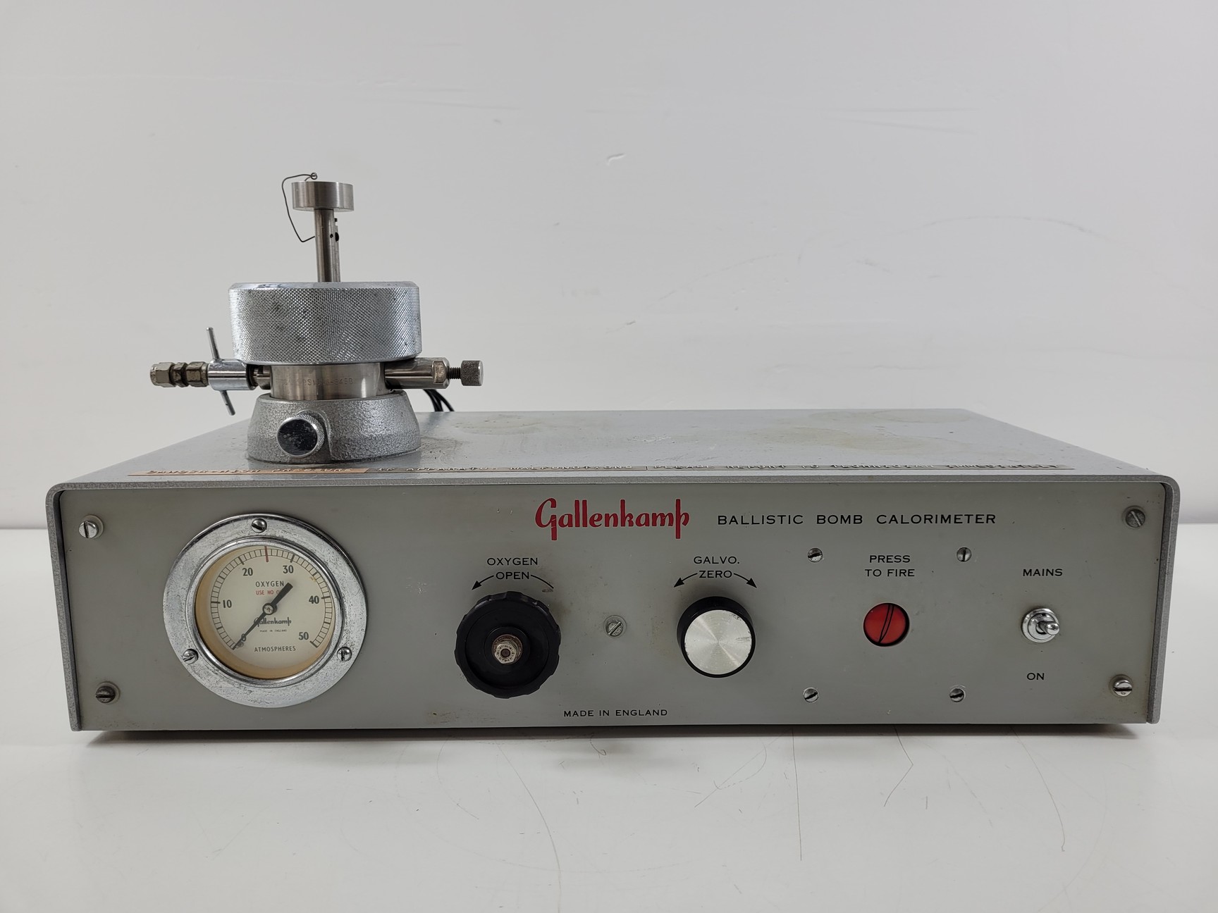 Image of Gallenkamp Ballistic Bomb Calorimeter Lab