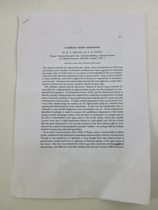 Thumbnail image of Gallenkamp Ballistic Bomb Calorimeter Lab