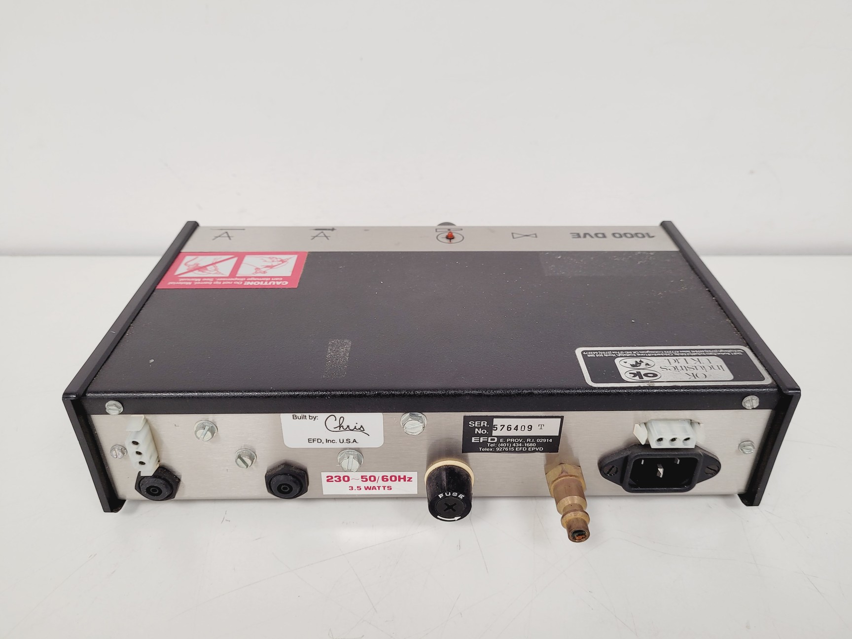 Image of EFD 1000 DVE Liquid / Epoxy Adhesive Fluid Dispenser 
