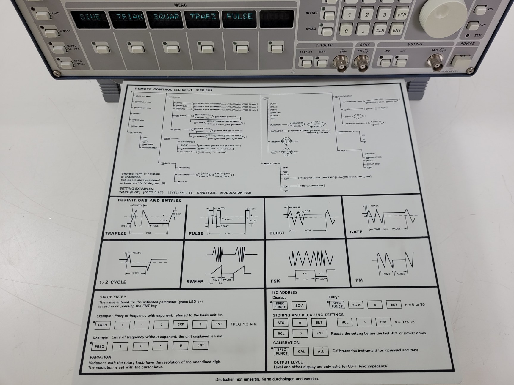Image of Rohde & Schwarz AFG Function Generator 377.2100.02 Lab