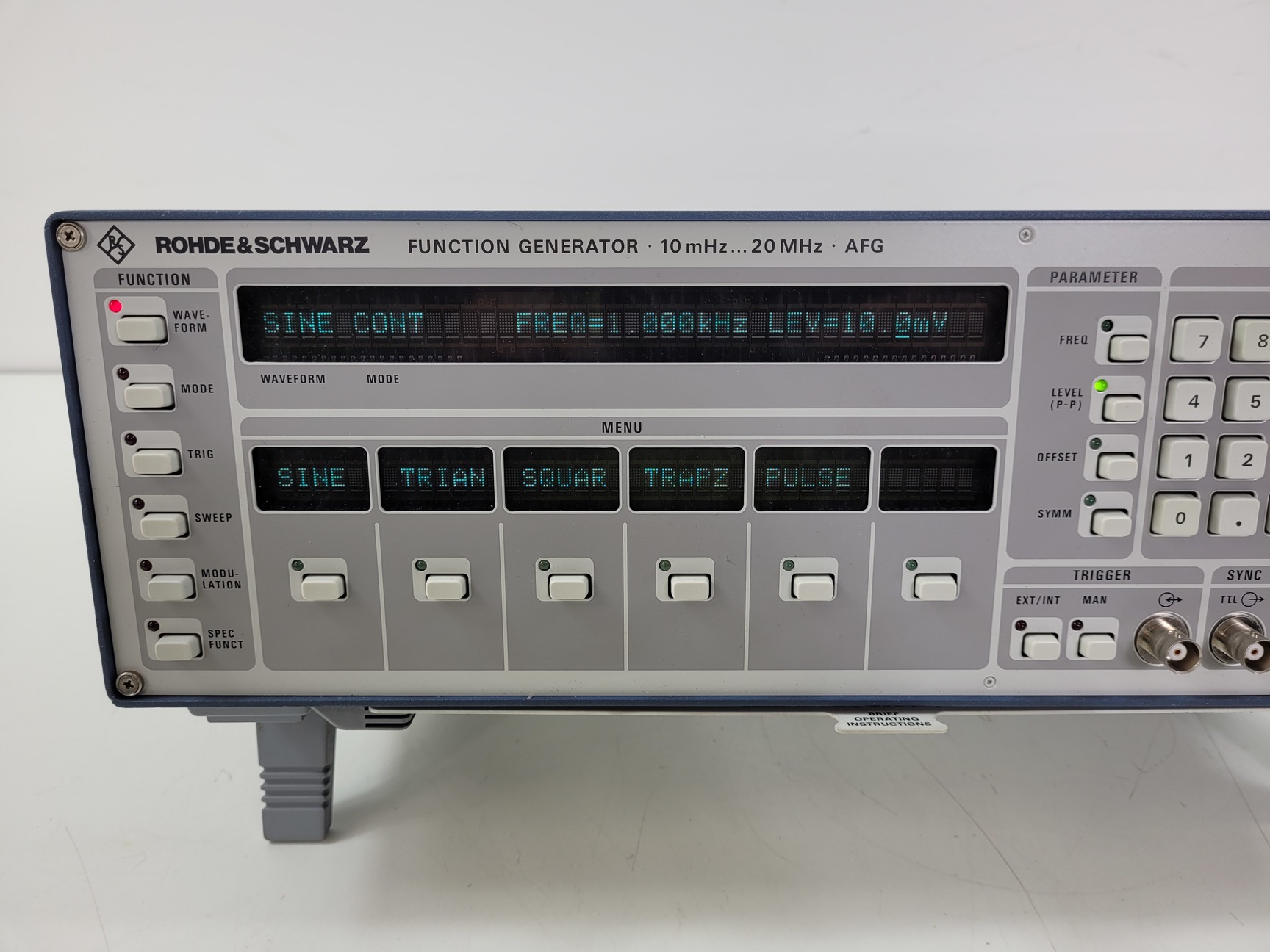 Image of Rohde & Schwarz AFG Function Generator 377.2100.02 Lab