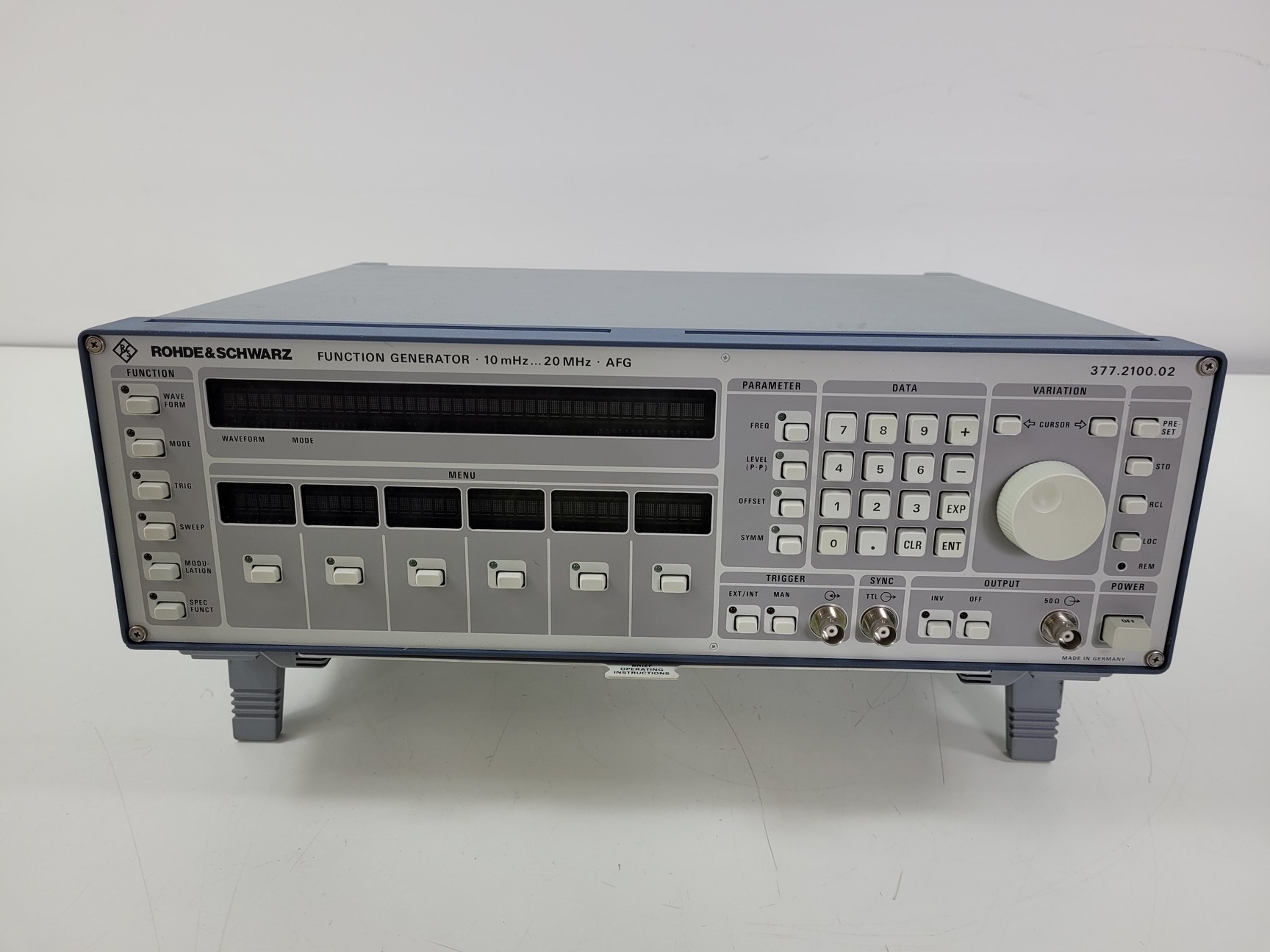Image of Rohde & Schwarz AFG Function Generator 377.2100.02 Lab