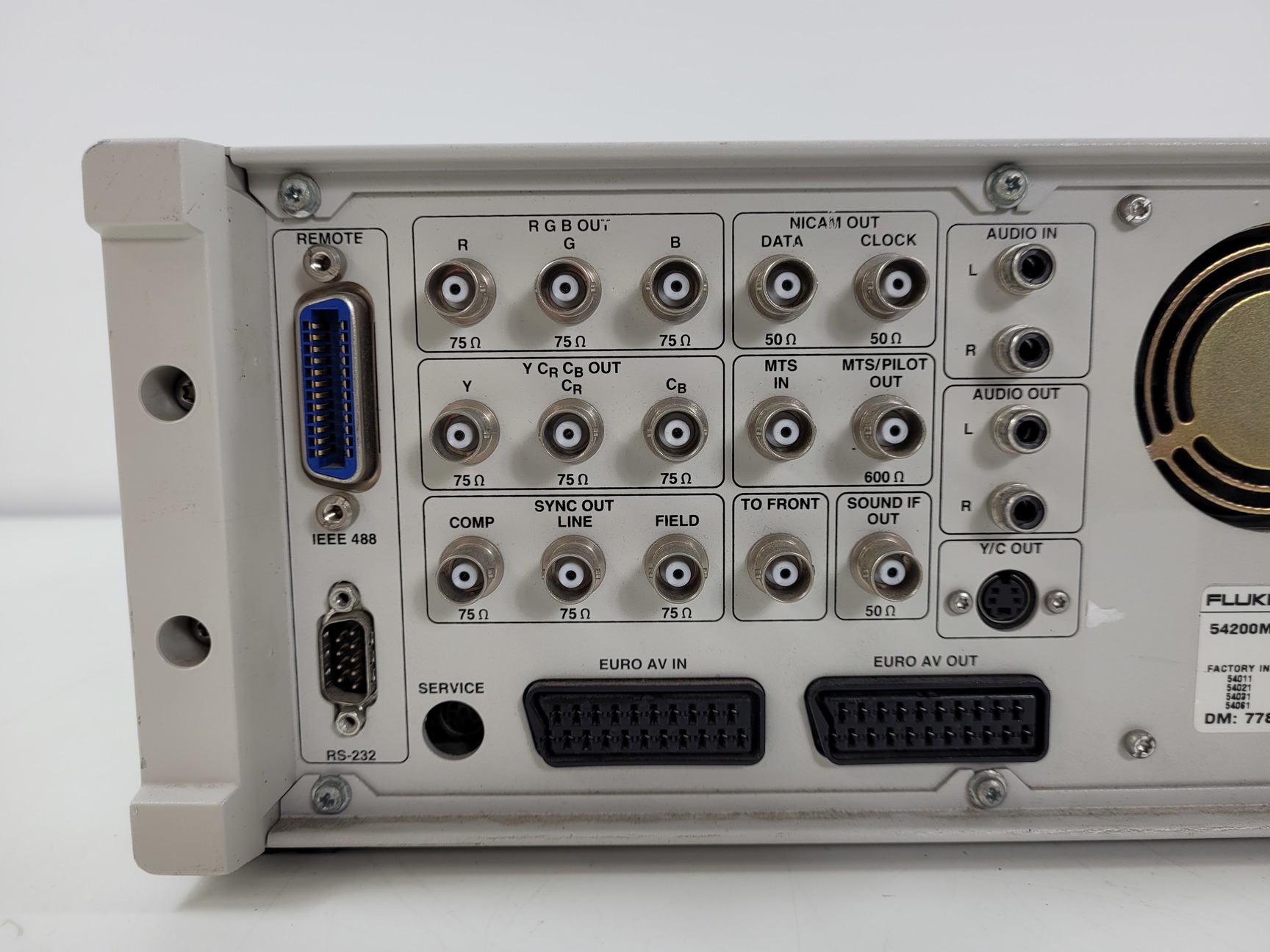 Image of FLUKE 54200M01 TV Signal Generator Lab