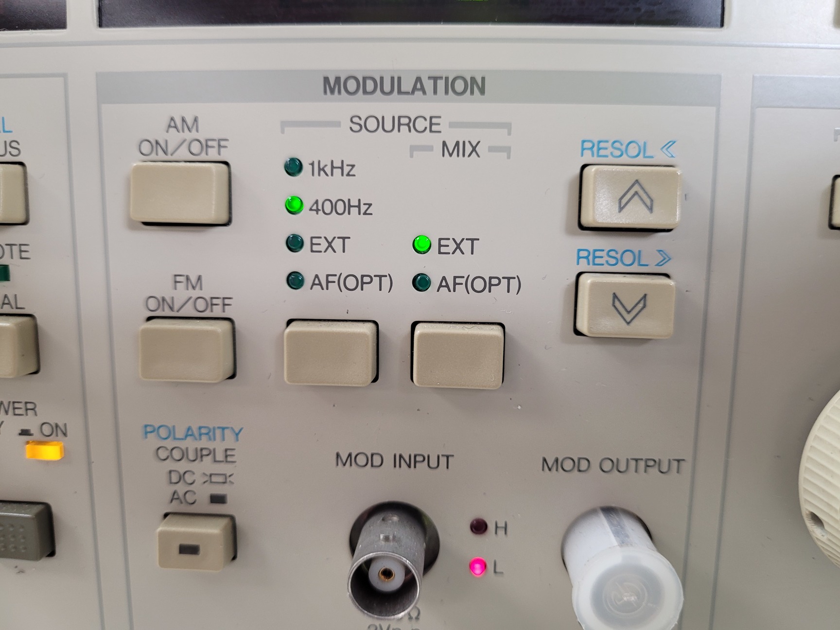 Image of Anritsu Synthesized Signal Generator Model MG3632A Lab