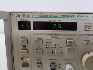 Thumbnail image of Anritsu Synthesized Signal Generator Model MG3632A Lab