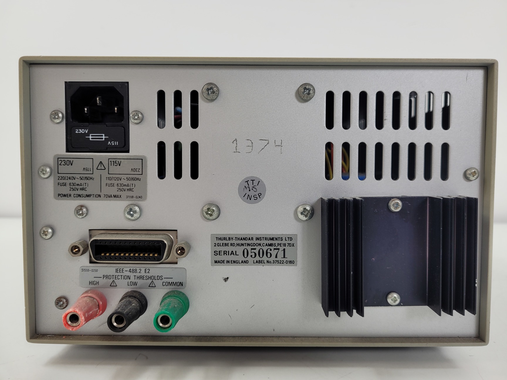 Image of Thurlby/Thandar Programable Function Generator  Model TG1304 Lab