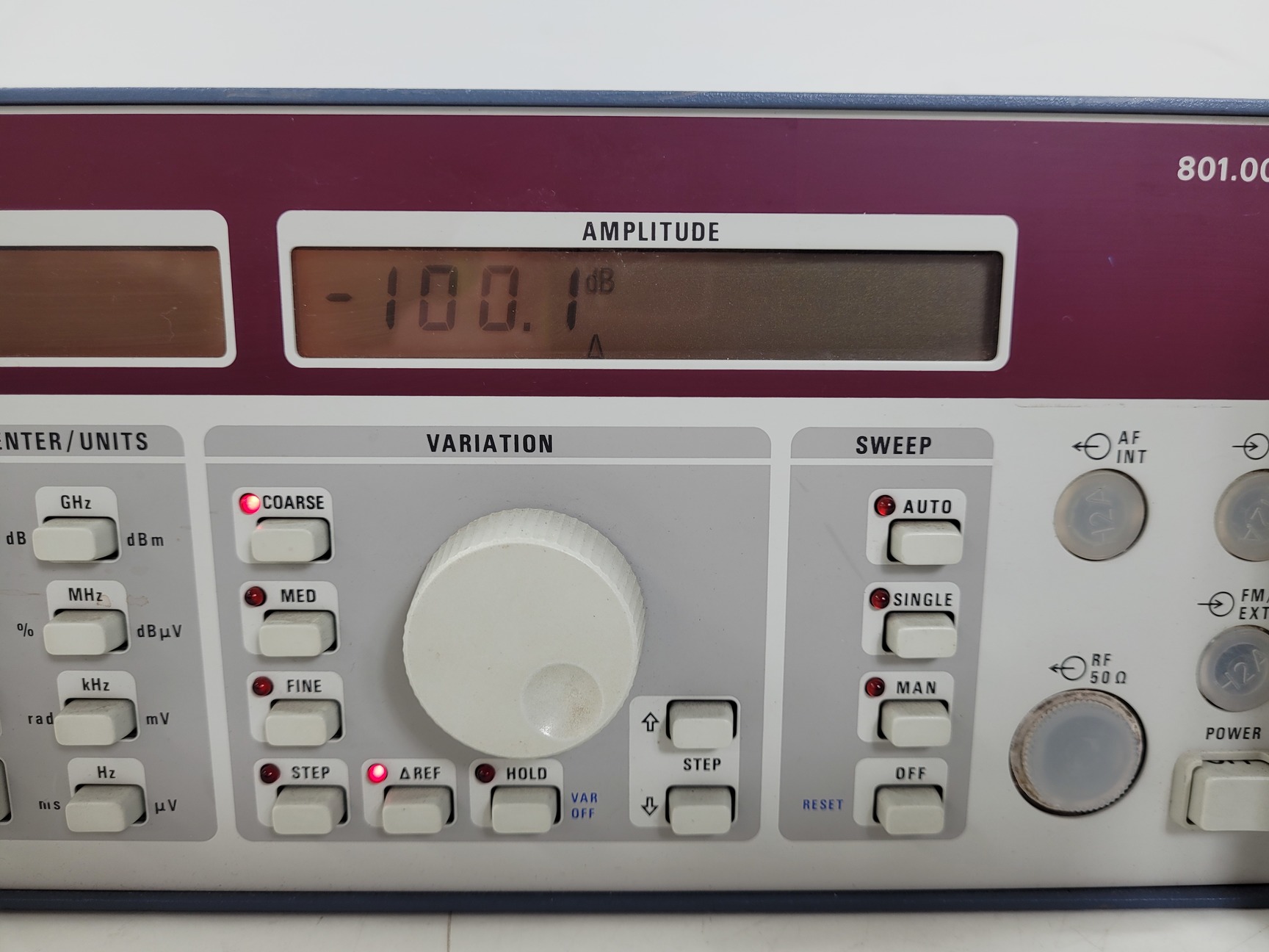 Image of Rohde & Schwarz Signal Generator SMG Model SMG-B1 Lab