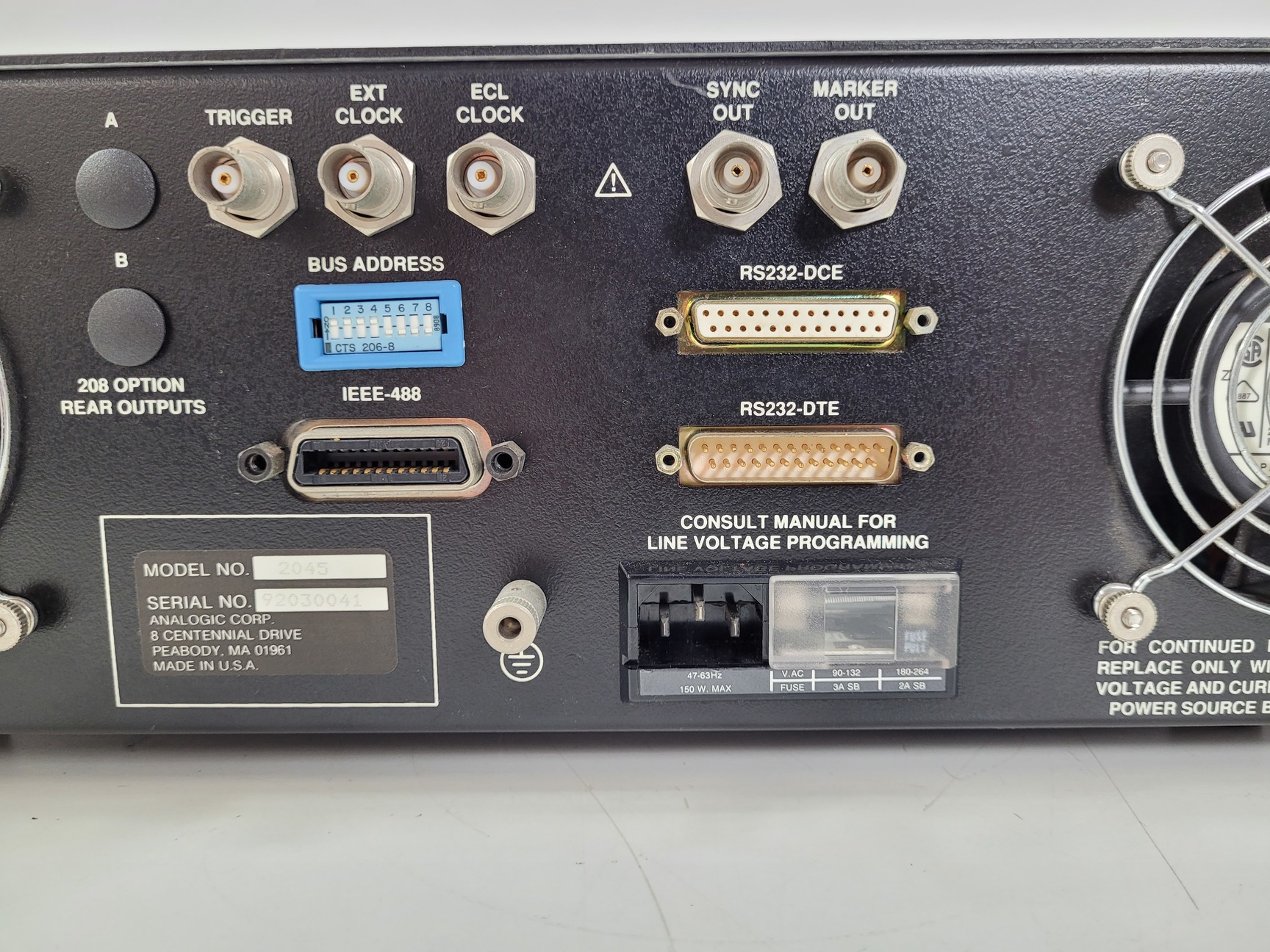 Image of Analogic Data Precision Polynomial Waveform Synthesizer  Model 2045 Lab