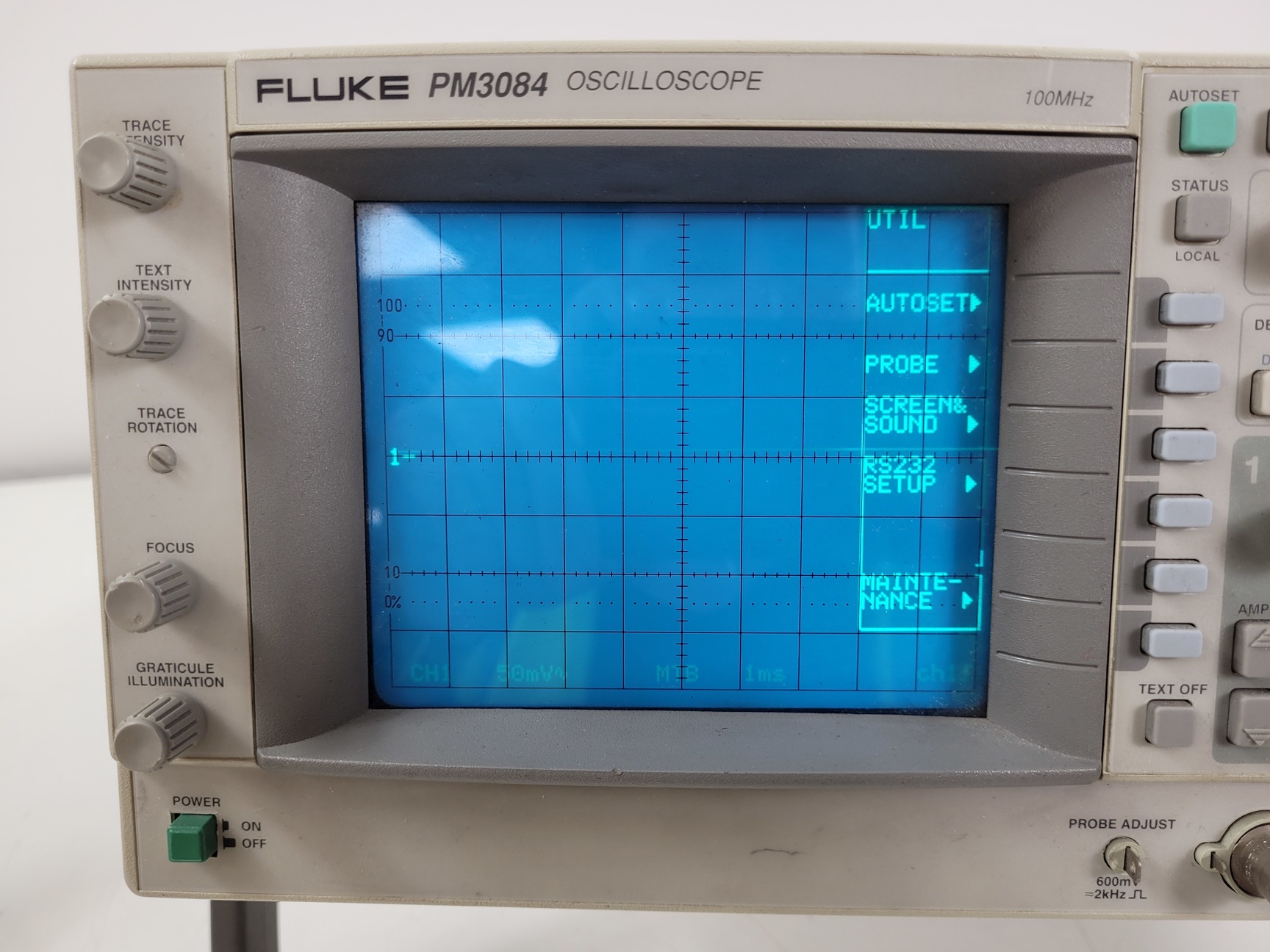 Image of FLUKE Oscilloscope    Model PM3084 Lab