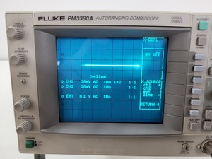 Thumbnail image of FLUKE Autoranging Combiscope Oscilloscope   Model PM3380A Lab