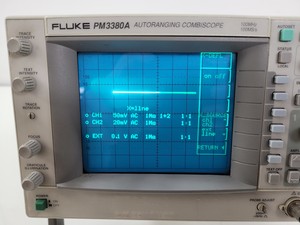 Thumbnail image of FLUKE Autoranging Combiscope Oscilloscope   Model PM3380A Lab