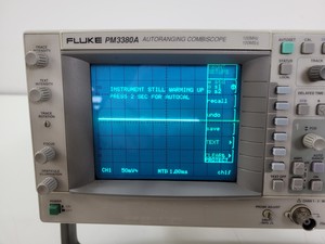 Thumbnail image of FLUKE Autoranging Combiscope Oscilloscope   Model PM3380A Lab
