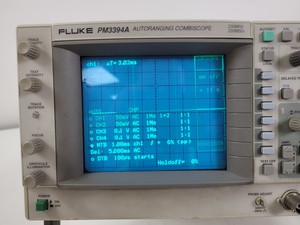 Thumbnail image of FLUKE Autoranging Combiscope Oscilloscope Model PM3394A Lab