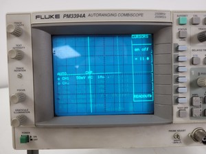 Thumbnail image of FLUKE Autoranging Combiscope Oscilloscope Model PM3394A Lab