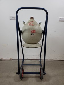 Thumbnail image of Jencons Air Reel Liquid Nitrogen Onion Dewar w/ Trolley Lab (No Lid)