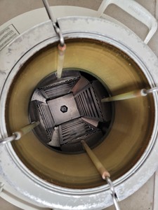 Thumbnail image of Thermolyne Locator 4 Cryo Biological Liquid Nitrogen Storage Dewar Lab