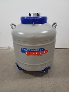 Thumbnail image of Statebourne Cryogenics Biorack 3000 Liquid Nitrogen Sample Storage Dewar Lab