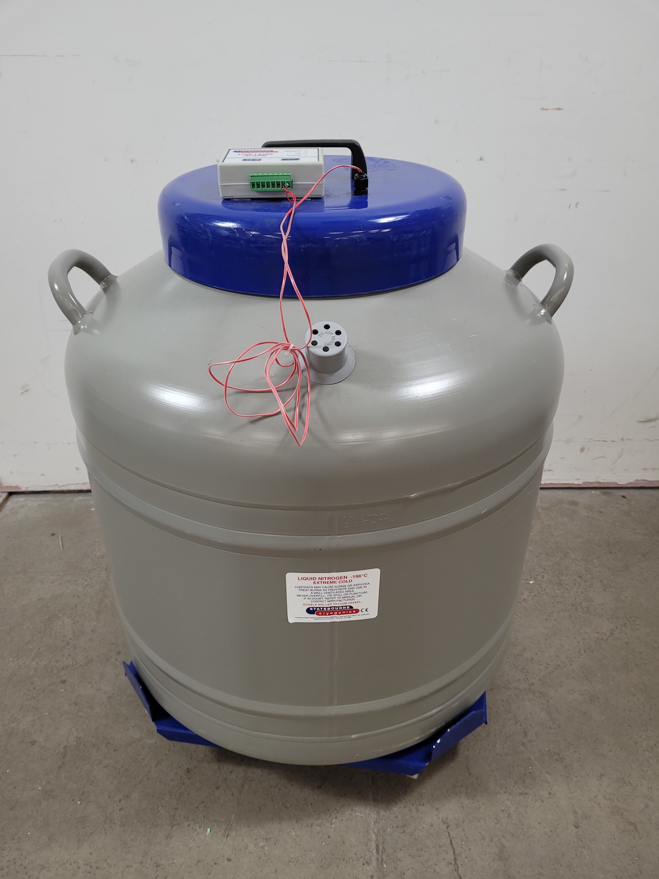 Image of Statebourne Cryogenics Biorack 3000 Liquid Nitrogen Sample Storage Dewar Lab