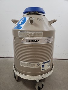 Thumbnail image of Taylor-Wharton Jencons 36-VHC Liquid Nitrogen Dewar with Racks and Trolley Lab
