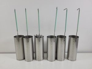 Thumbnail image of Taylor-Wharton Jencons 36-VHC Liquid Nitrogen Dewar with Racks and Trolley Lab