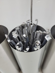 Thumbnail image of Taylor-Wharton Jencons 36-VHC Liquid Nitrogen Dewar with Racks and Trolley Lab