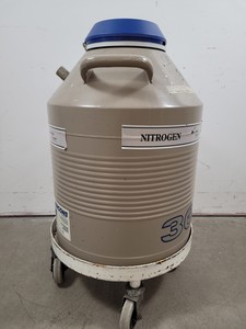 Thumbnail image of Taylor-Wharton Jencons 36-VHC Liquid Nitrogen Dewar with Racks and Trolley Lab