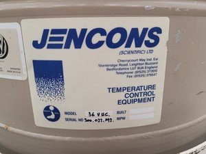 Thumbnail image of Taylor-Wharton Jencons 36-VHC Liquid Nitrogen Dewar with Racks and Trolley Lab