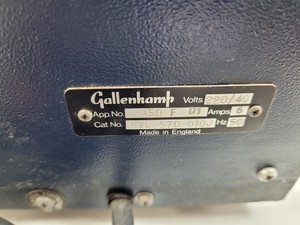 Thumbnail image of Gallenkamp Laboratory Vacuum Oven  App No. 2350 F 01  CN 0VL 570 010J Faulty 