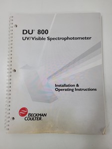 Thumbnail image of Beckman Coulter Model DU 800 UV/VIS Spectrophotometer Lab