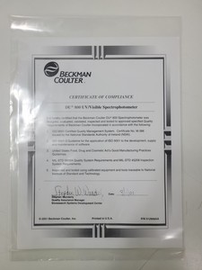Thumbnail image of Beckman Coulter Model DU 800 UV/VIS Spectrophotometer Lab