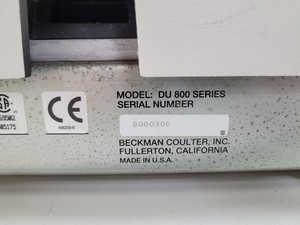 Thumbnail image of Beckman Coulter Model DU 800 UV/VIS Spectrophotometer Lab