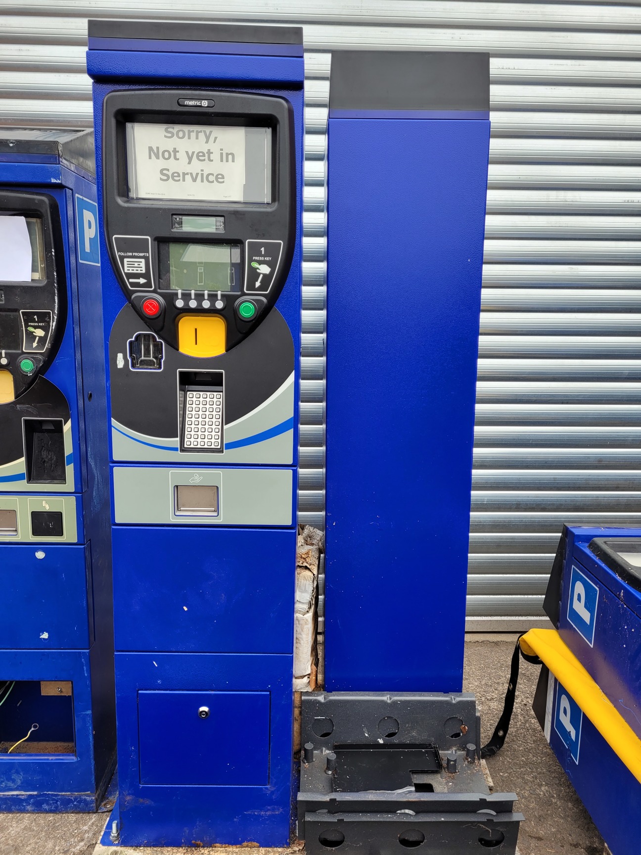 Image of 12 x Metric Digital Keypad Pay & Display Car Park Parking Meters Ticket Machine