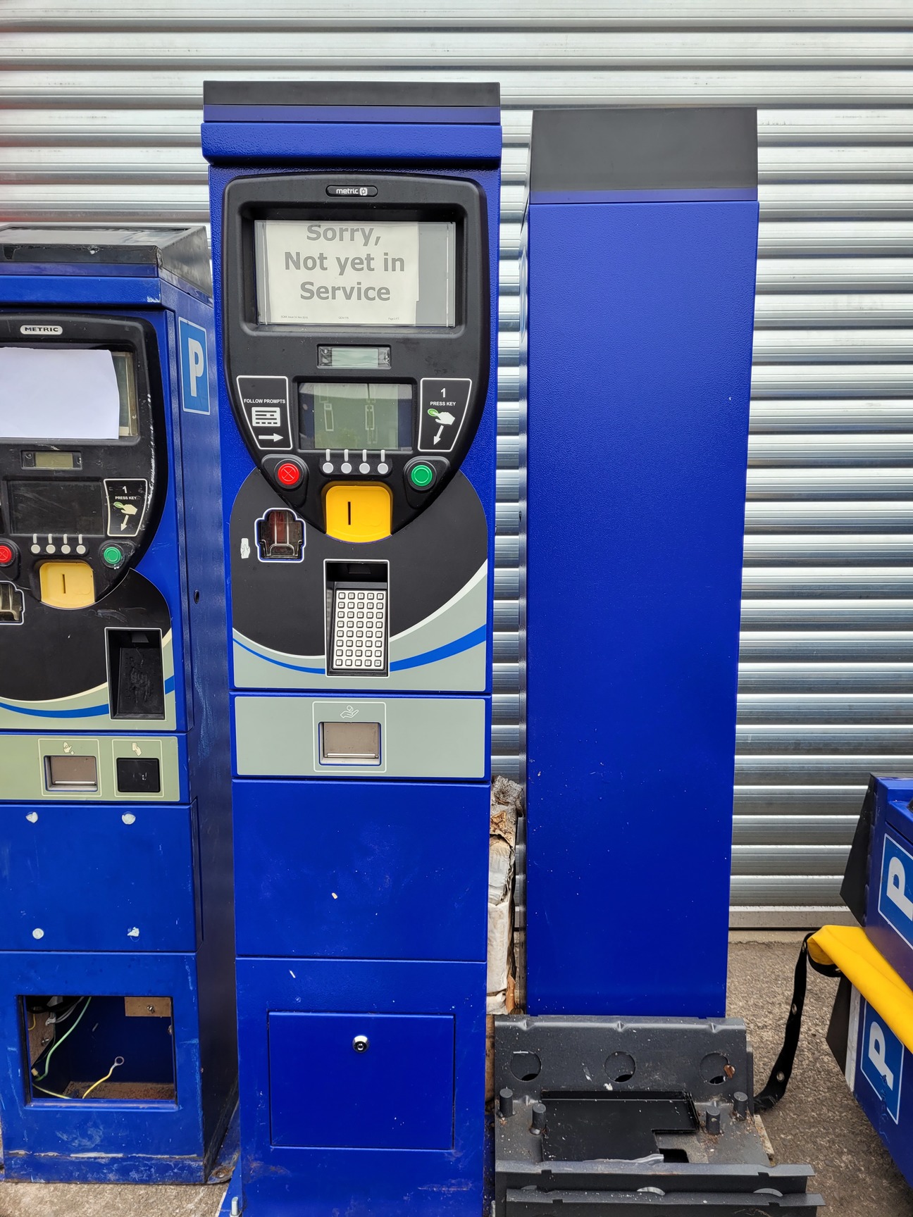 Image of 12 x Metric Digital Keypad Pay & Display Car Park Parking Meters Ticket Machine