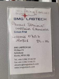 Thumbnail image of BMG Lab Technologies Fluostar Galaxy Microplate Reader with PC Lab