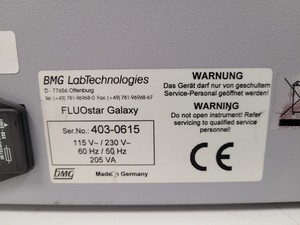 Thumbnail image of BMG Lab Technologies Fluostar Galaxy Microplate Reader with PC Lab