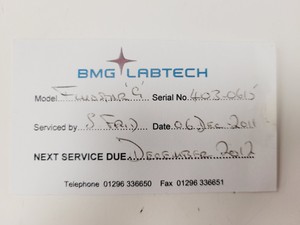 Thumbnail image of BMG Lab Technologies Fluostar Galaxy Microplate Reader with PC Lab