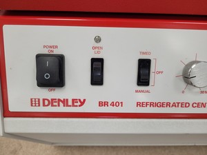 Thumbnail image of Denley Refrigerated Centrifuge Model BR401 with Rotor Lab 901306 microplate