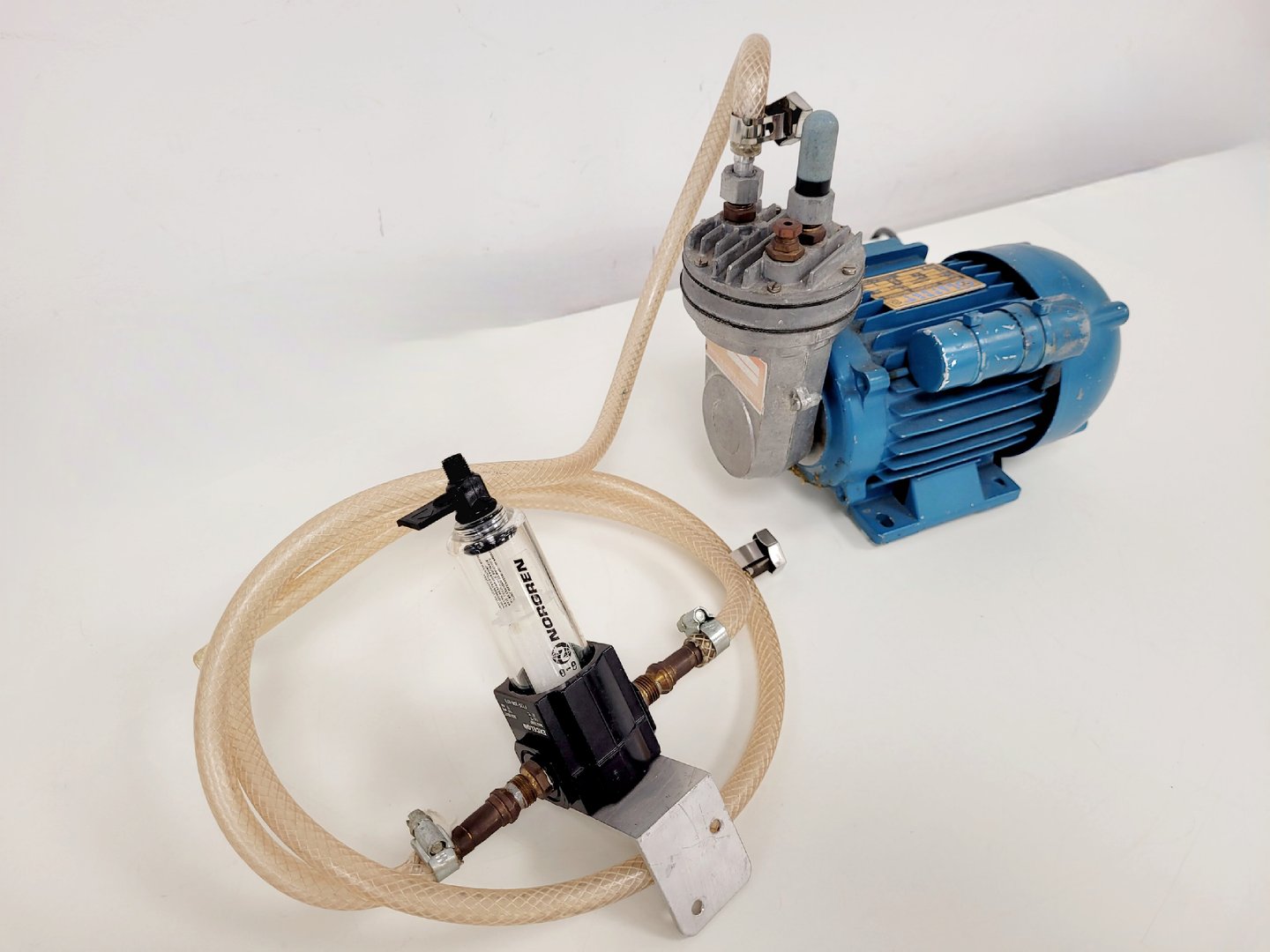 Image of Gallenkamp Digital Flame Analyser FGA-350-L w/ Lafert Air Compressor Pump Lab