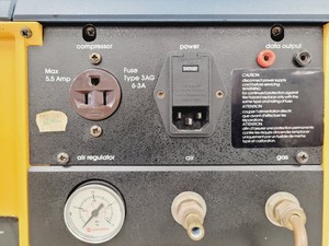 Thumbnail image of Gallenkamp Digital Flame Analyser FGA-350-L w/ Lafert Air Compressor Pump Lab