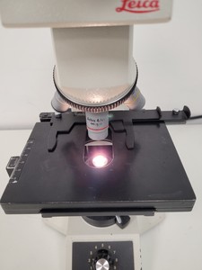 Thumbnail image of Leica ATC 2000 Compound Binocular Microscope with 4 x Achro Objectives Lab