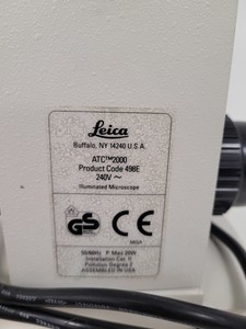 Thumbnail image of Leica ATC 2000 Compound Binocular Microscope with 4 x Achro Objectives Lab