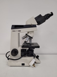 Thumbnail image of Leica ATC 2000 Compound Binocular Microscope with 4 x Achro Objectives Lab