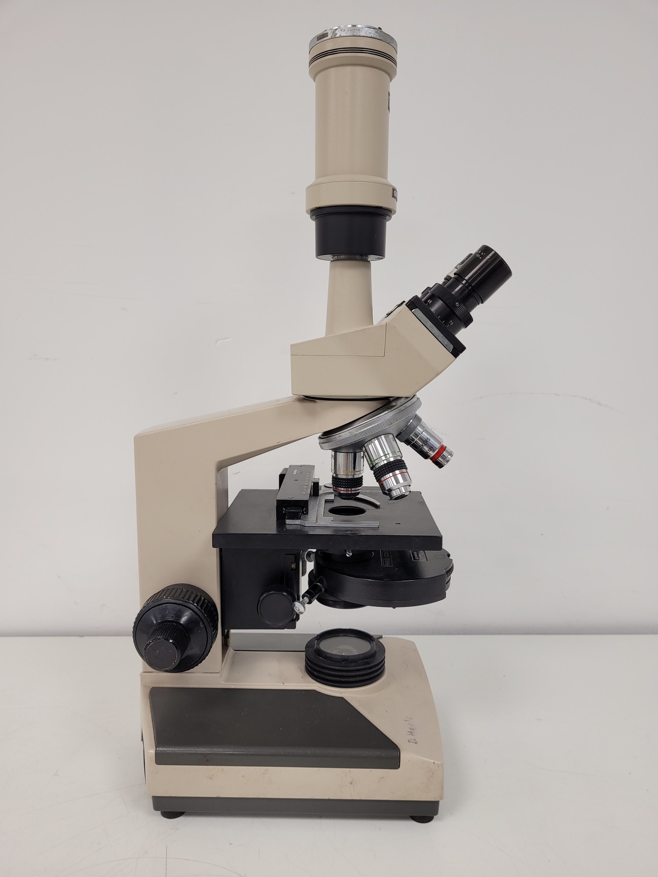 Olympus CH-2 CHS Microscope with 4 x Objectives SPlan A4 FLU Lab