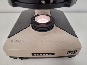 Thumbnail image of Olympus CH-2 CHS Microscope with 4 x Objectives SPlan A4 FLU Lab