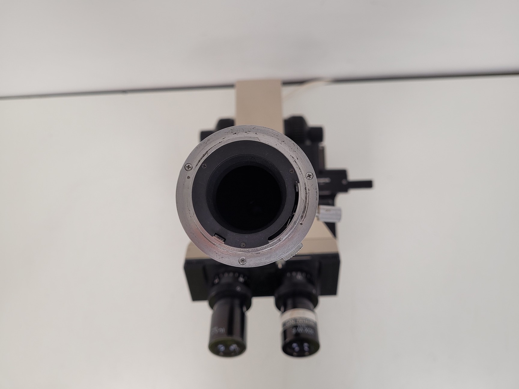 Image of Olympus CH-2 CHS Microscope with 4 x Objectives SPlan A4 FLU Lab