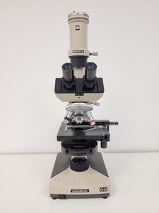 Thumbnail image of Olympus CH-2 CHS Microscope with 4 x Objectives SPlan A4 FLU Lab