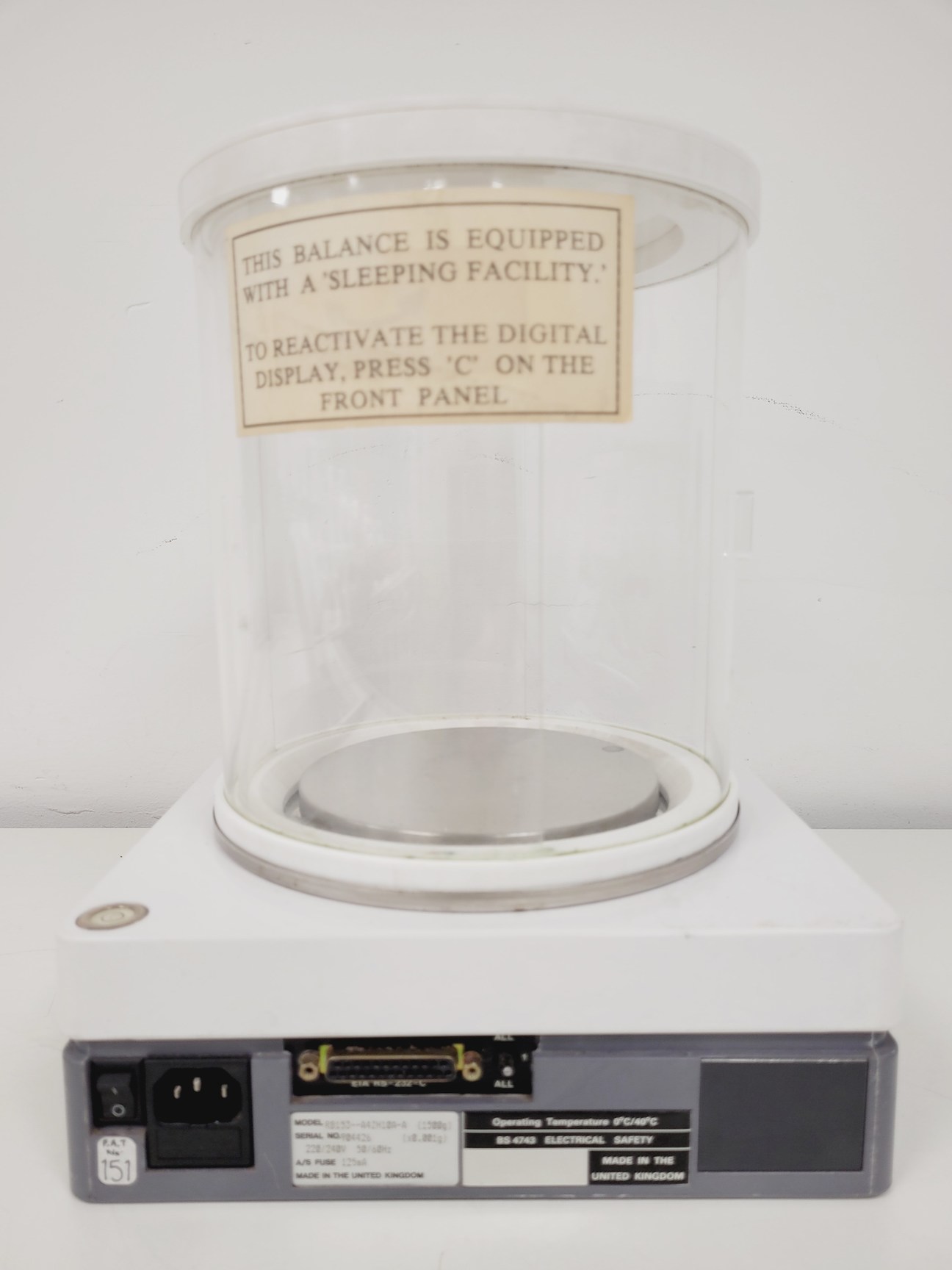Image of Oertling Laboratory Precision Balance Scales    Model RB153 Lab