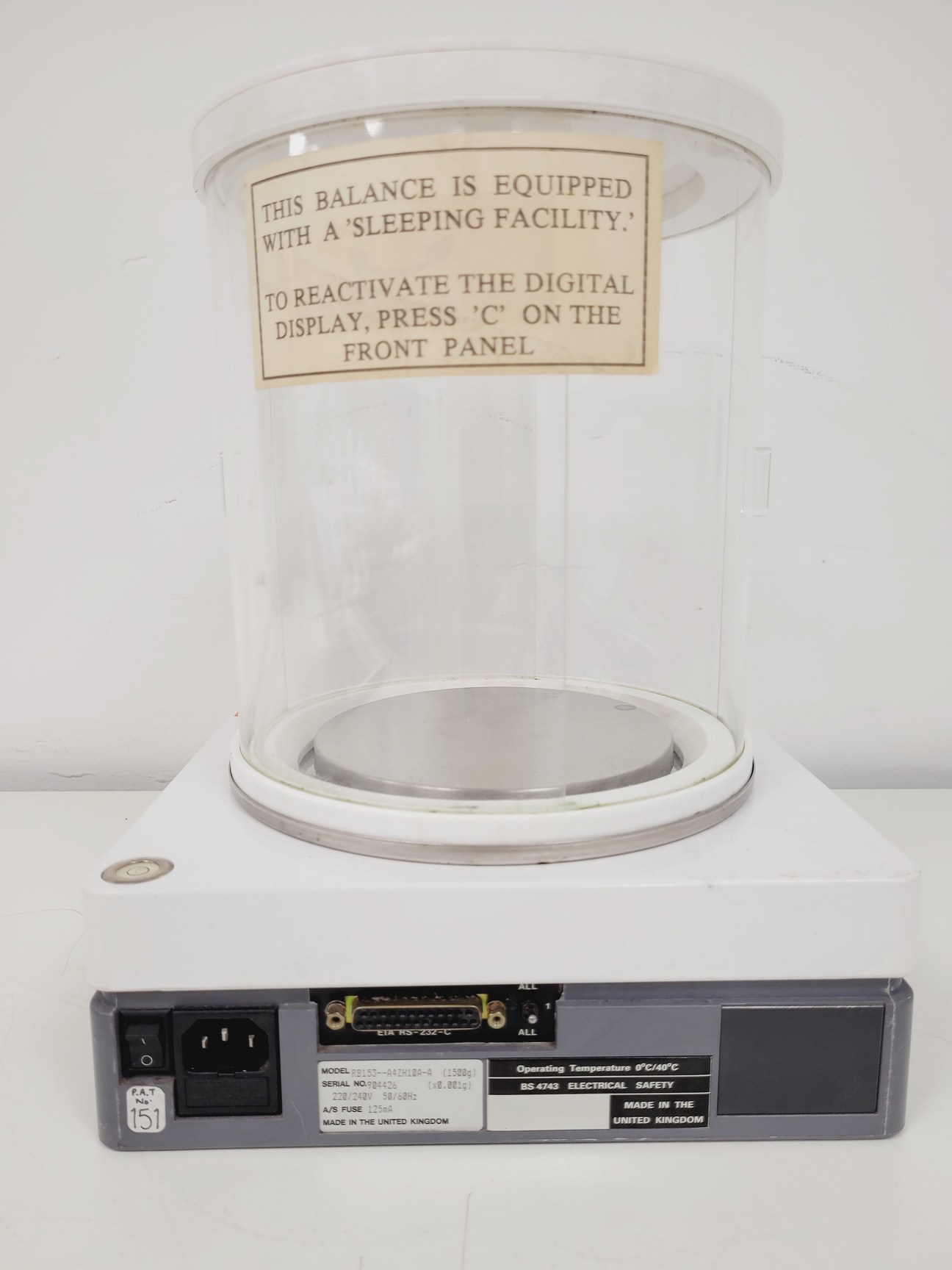 Image of Oertling Laboratory Precision Balance Scales    Model RB153 Lab