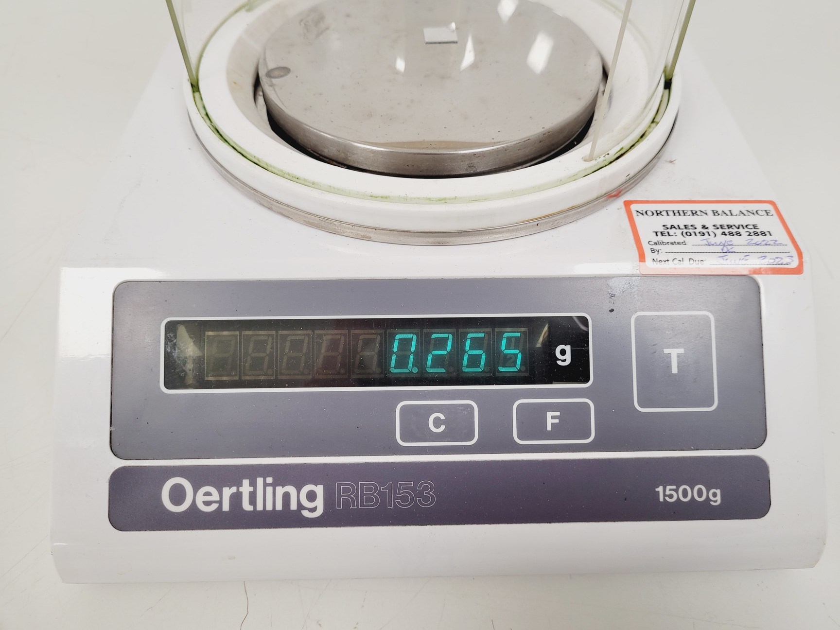 Image of Oertling Laboratory Precision Balance Scales    Model RB153 Lab
