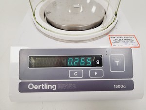 Thumbnail image of Oertling Laboratory Precision Balance Scales    Model RB153 Lab